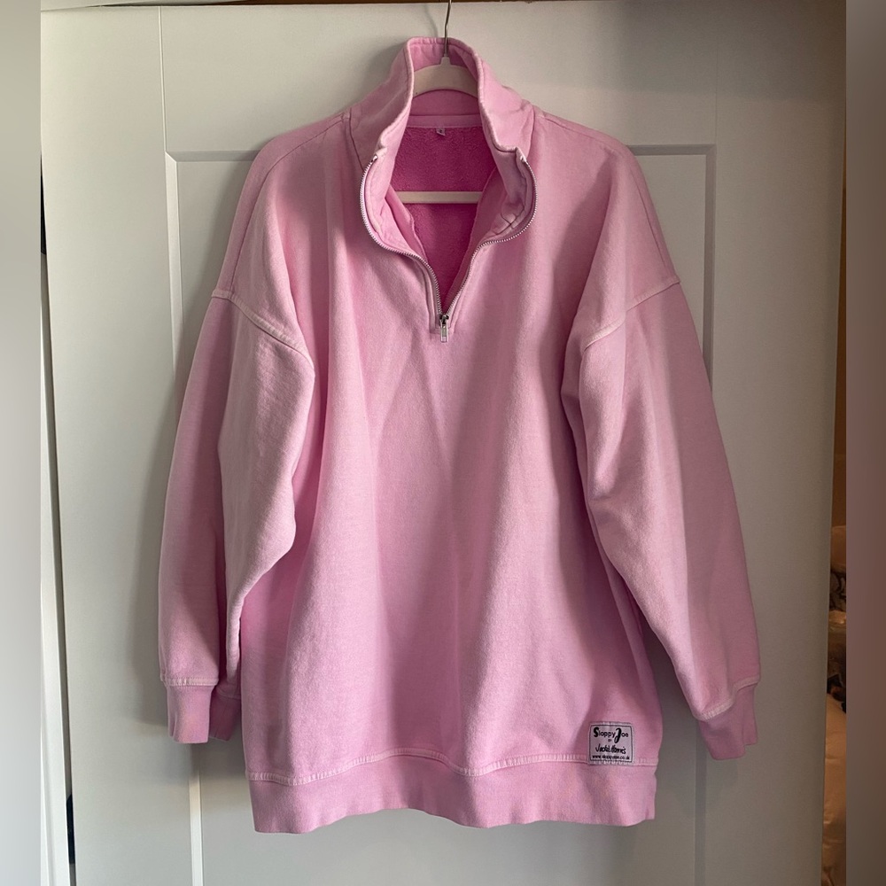 Sloppy Joe Diana Zip Neck Sweatshirt